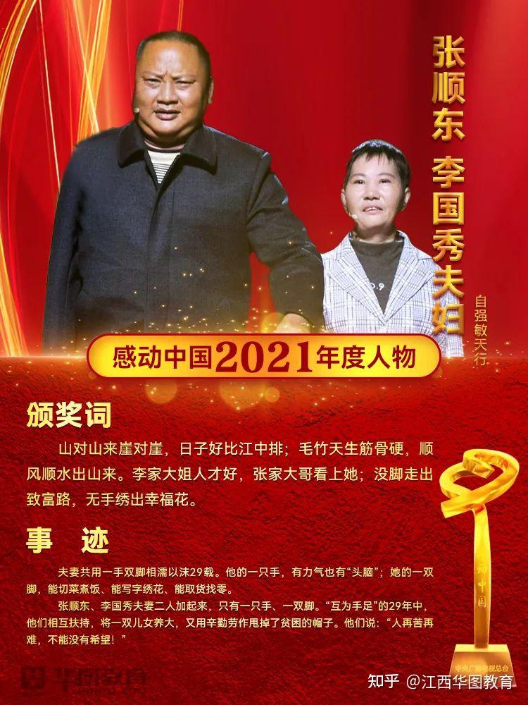 感动中国，2021年度十大人物颁奖词与事迹