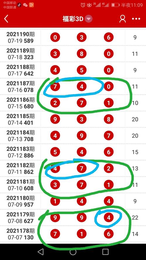 福彩3D走势图与17500七乐彩，揭秘数字背后的奥秘